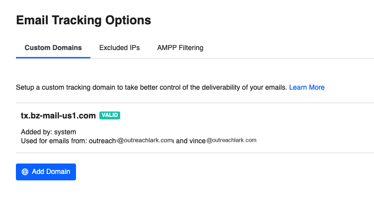 email tracking options