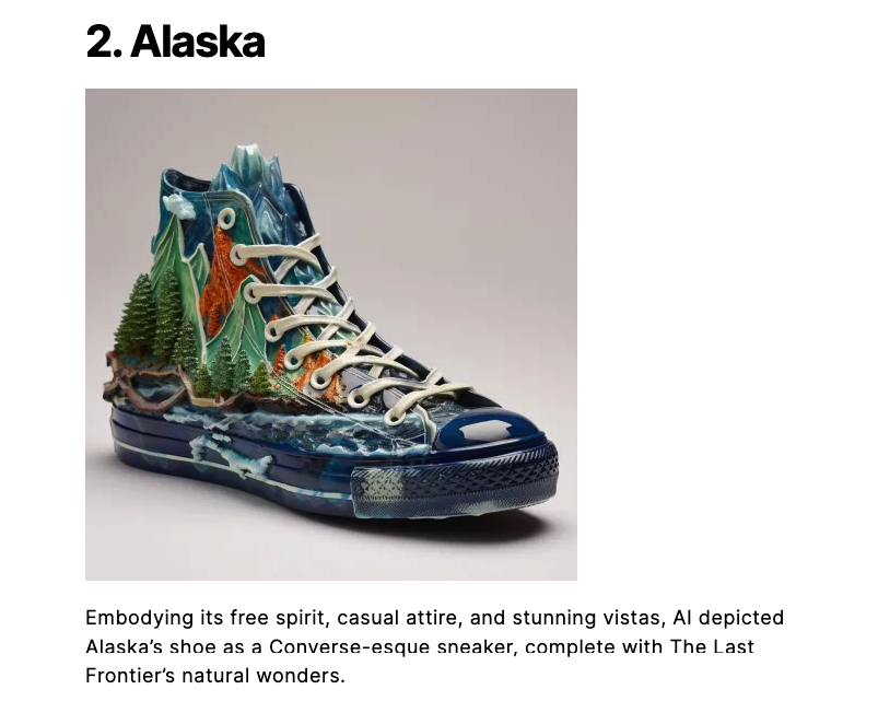 ai reimagined shoes