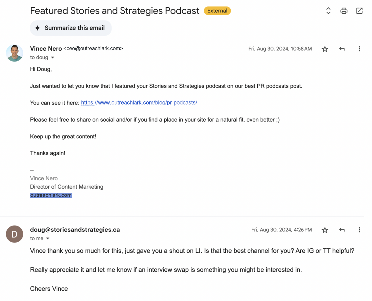 doug podcast