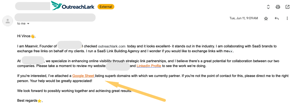 never buy from attached google sheets