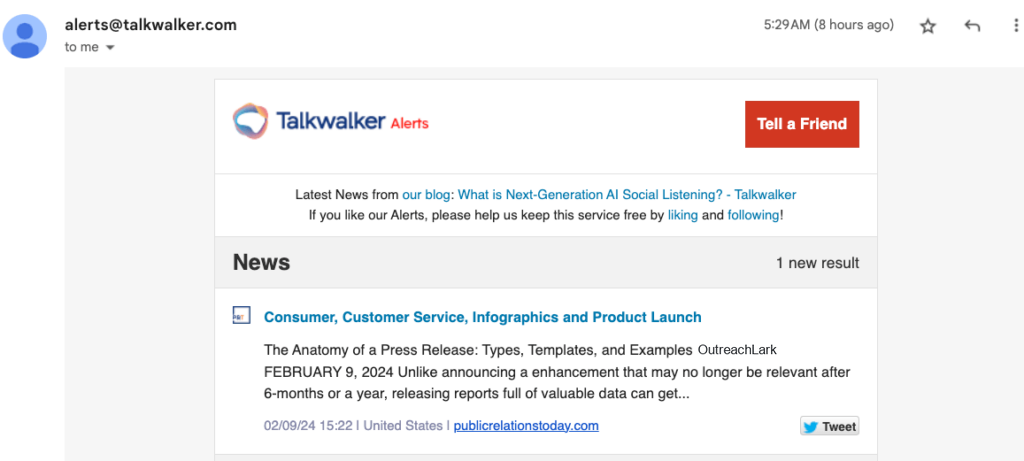 talkwalker alerts