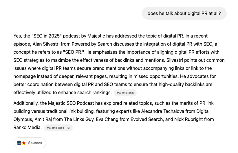 digital PR mentions using chatgpt