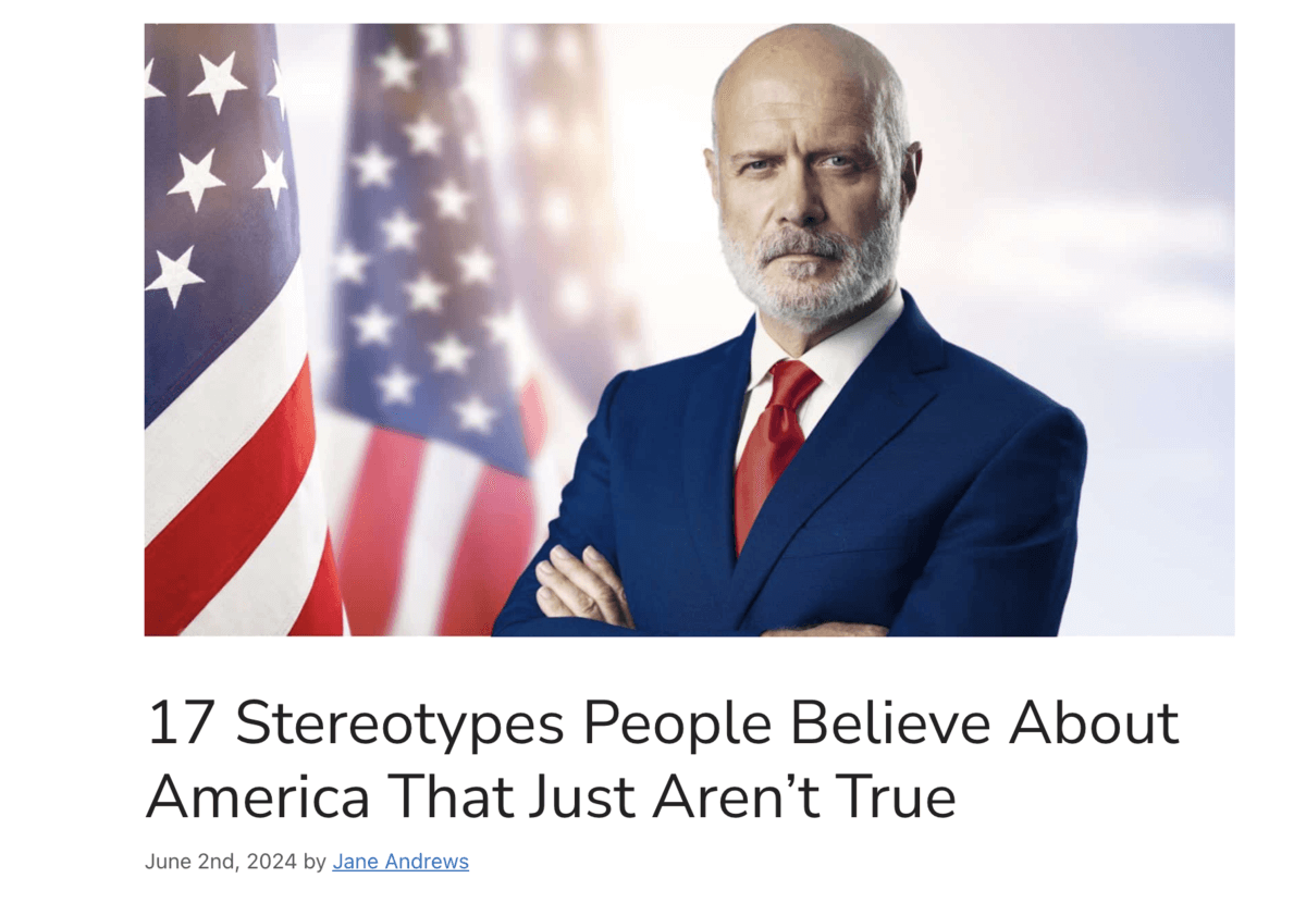 17 stereotypes people believe about americans