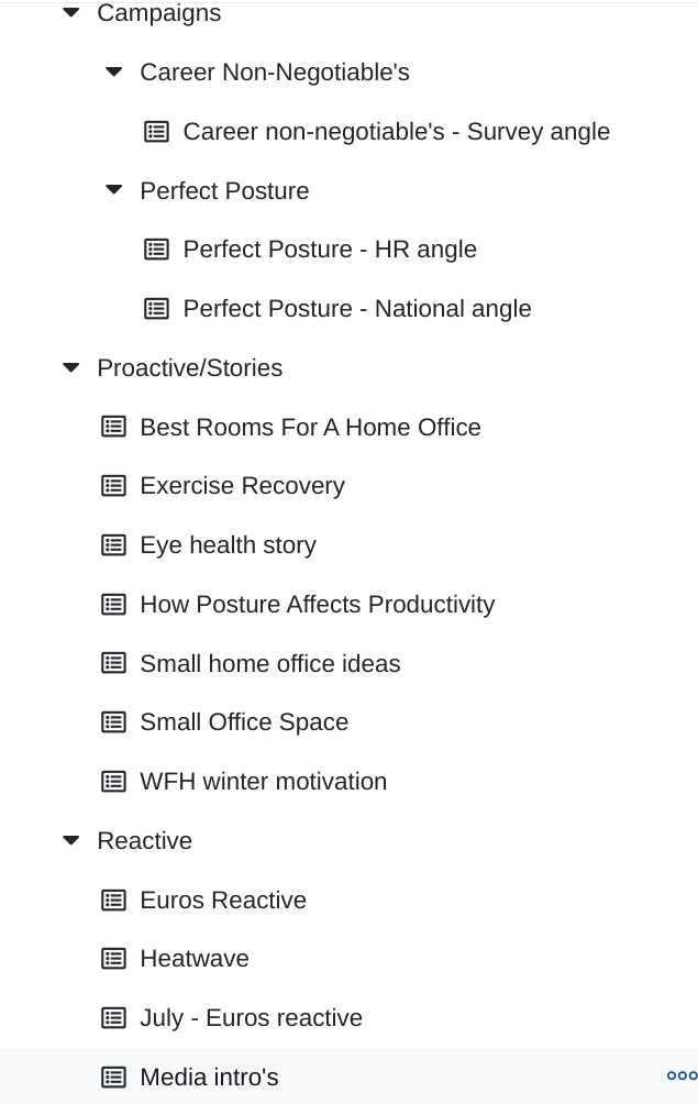 projects in OutreachLark