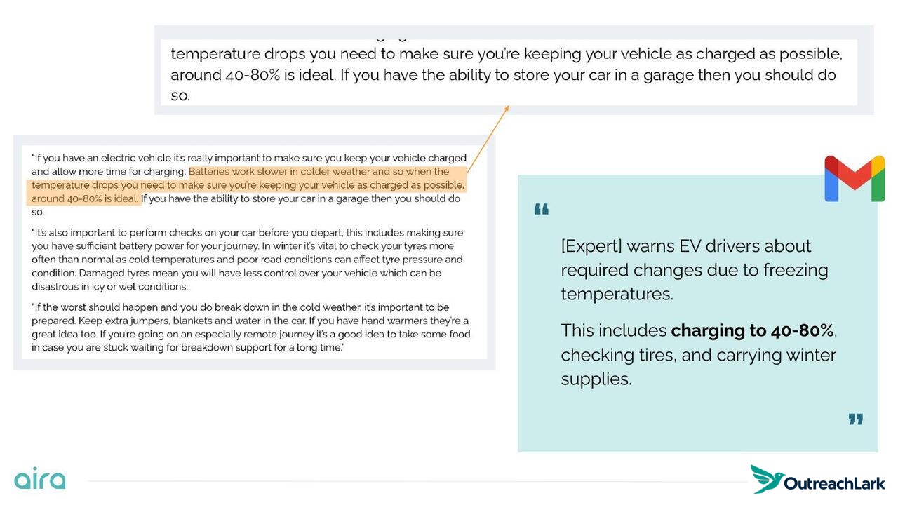 Example of AI misrepresenting expert advice