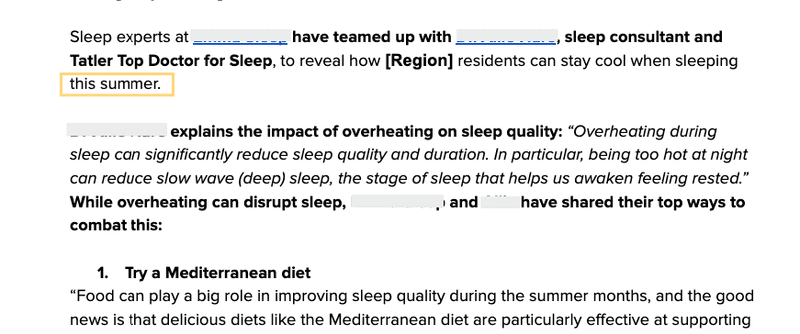 this summer sleep sleep experts have teamed up with sleep consultant and tatler top doctor for sleep to reveal how __ residents can stay cool when sleeping this summer