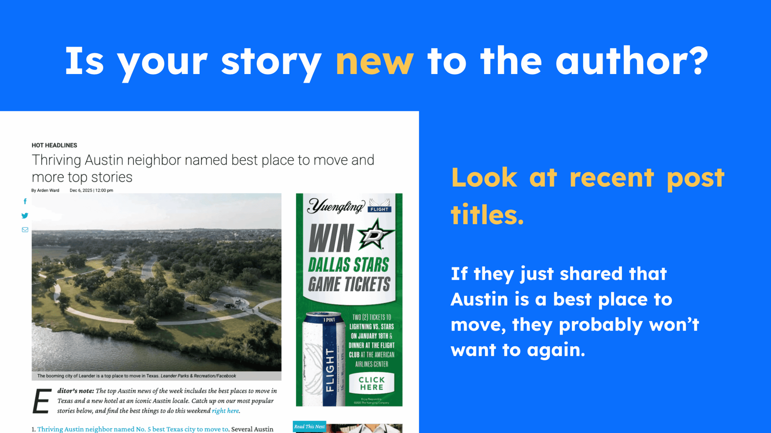 new to the author