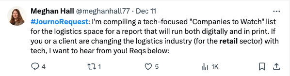 tech query on x