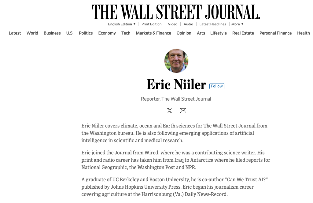 eric niiler