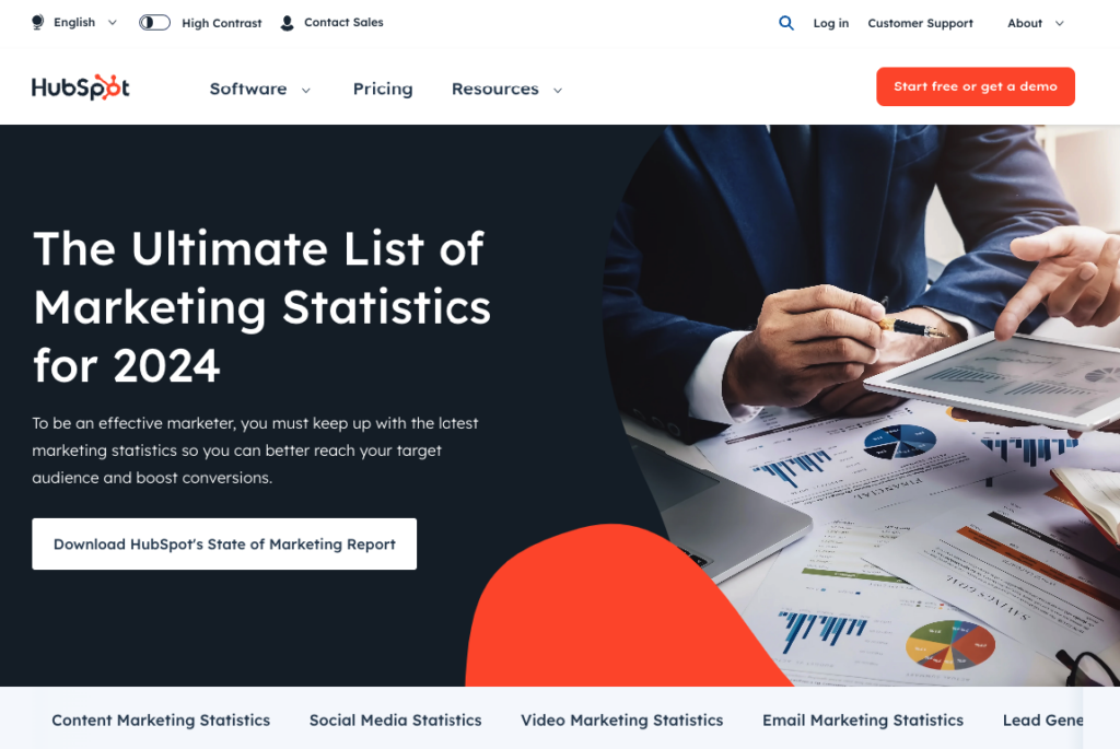 marketing stats