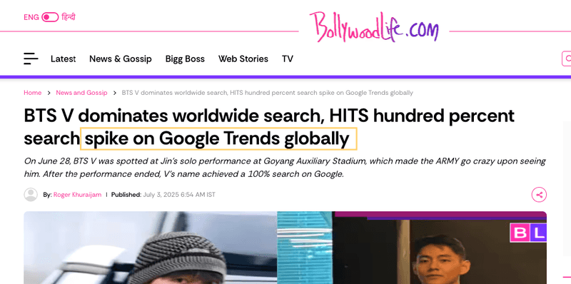 spike in global trends spike in google trends globally