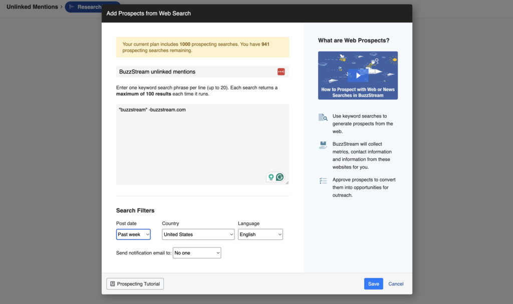 OutreachLark with google