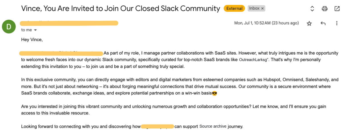 closed slack community network