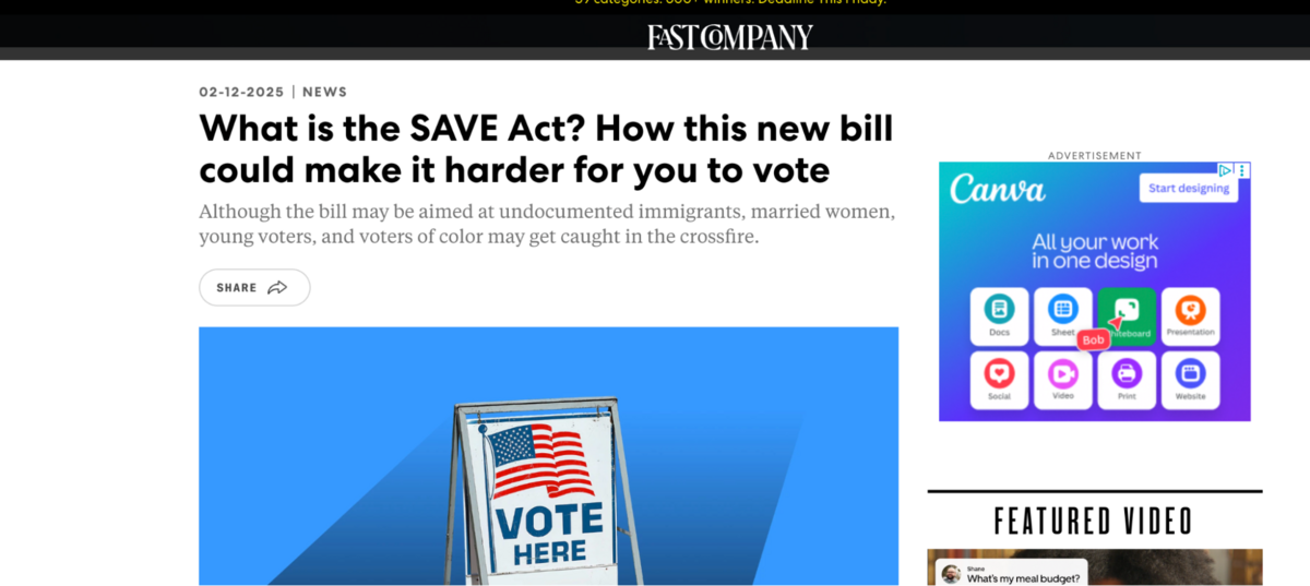 what is the SAVE Aact