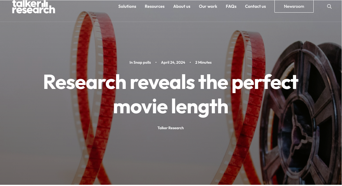 perfect movie length research reveals the perfect movie length header