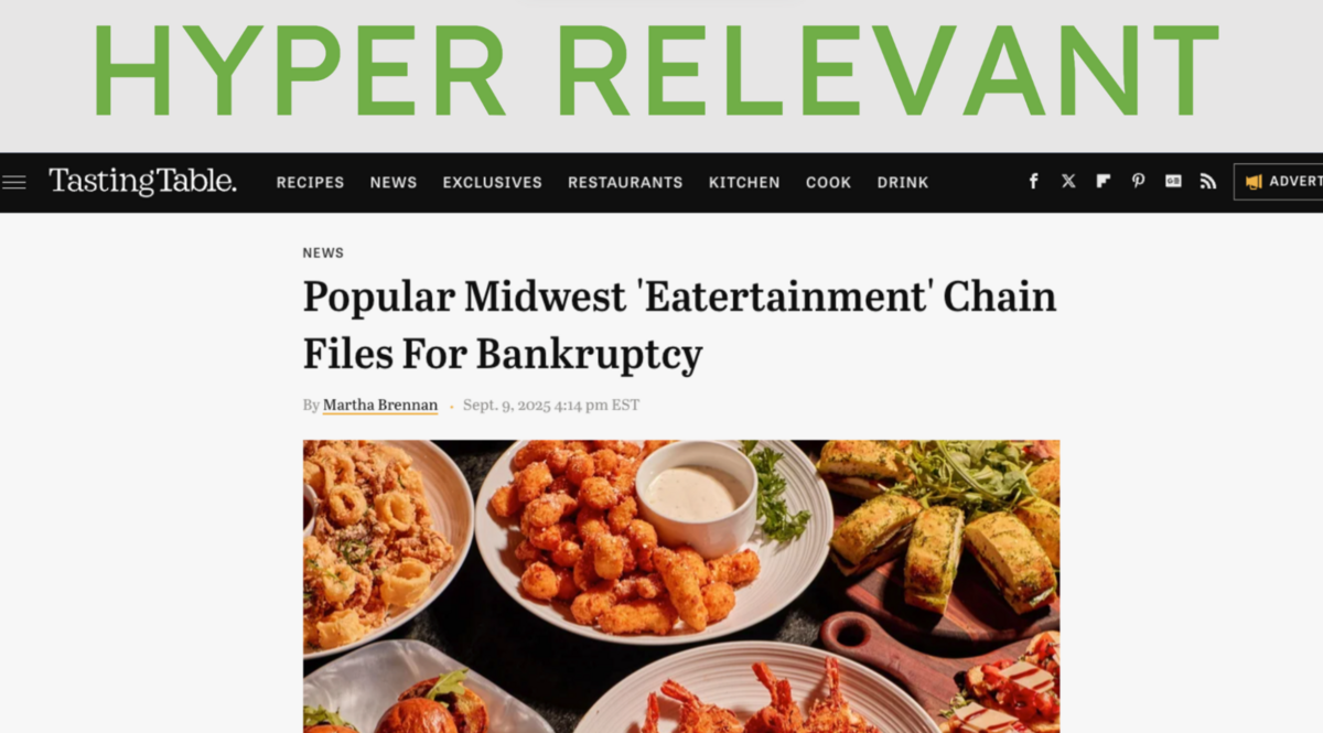 hyper relevant popular midwest eatertainment