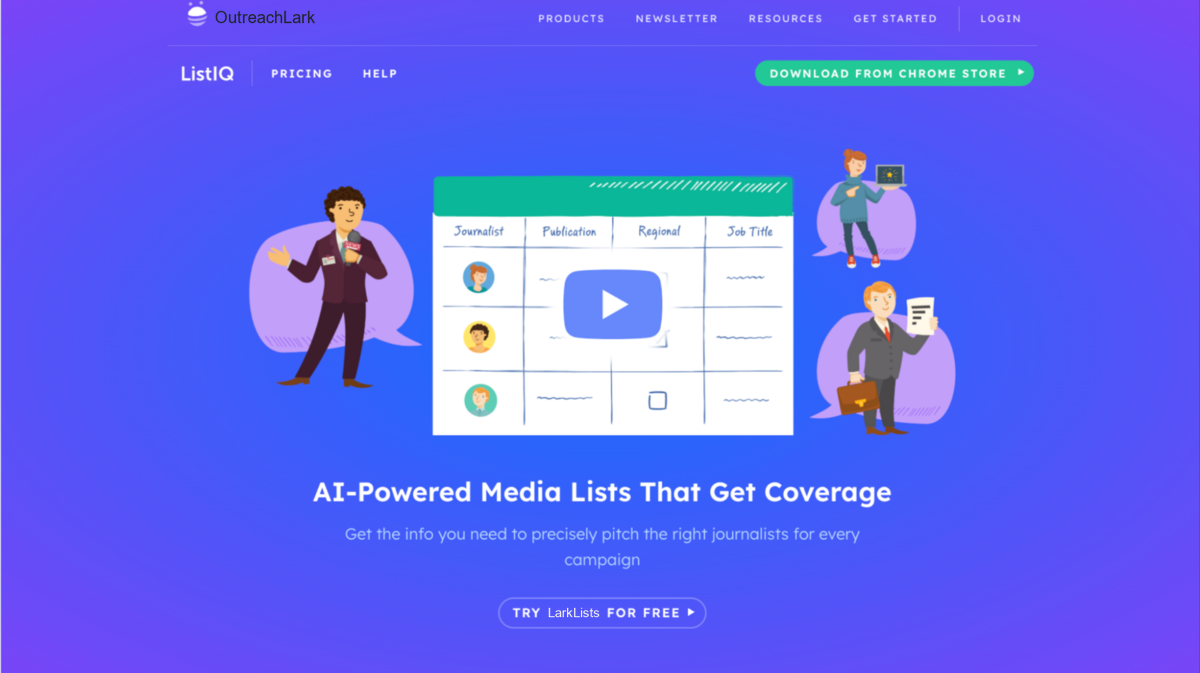 OutreachLark Lists