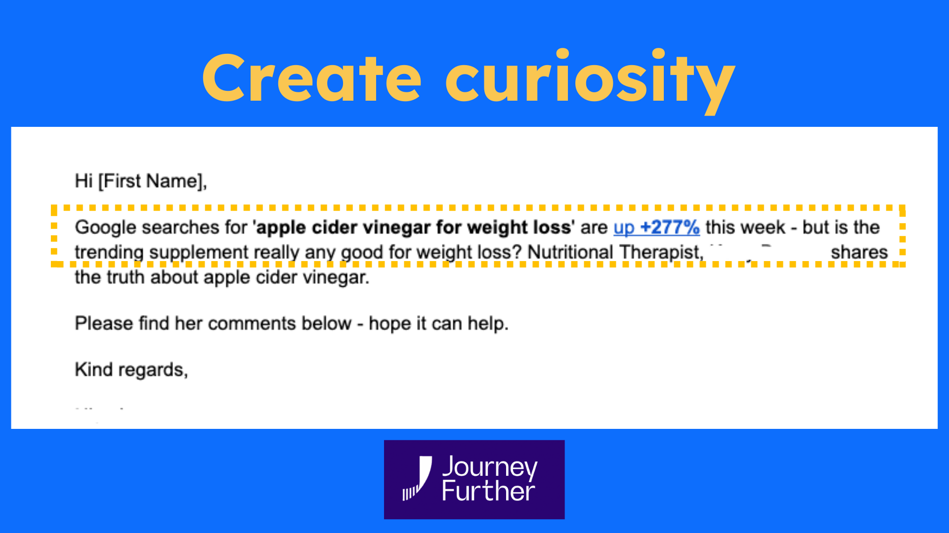 create curiosity