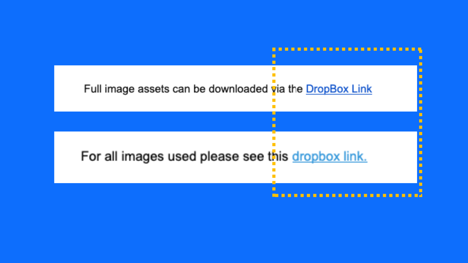 linking to assets
