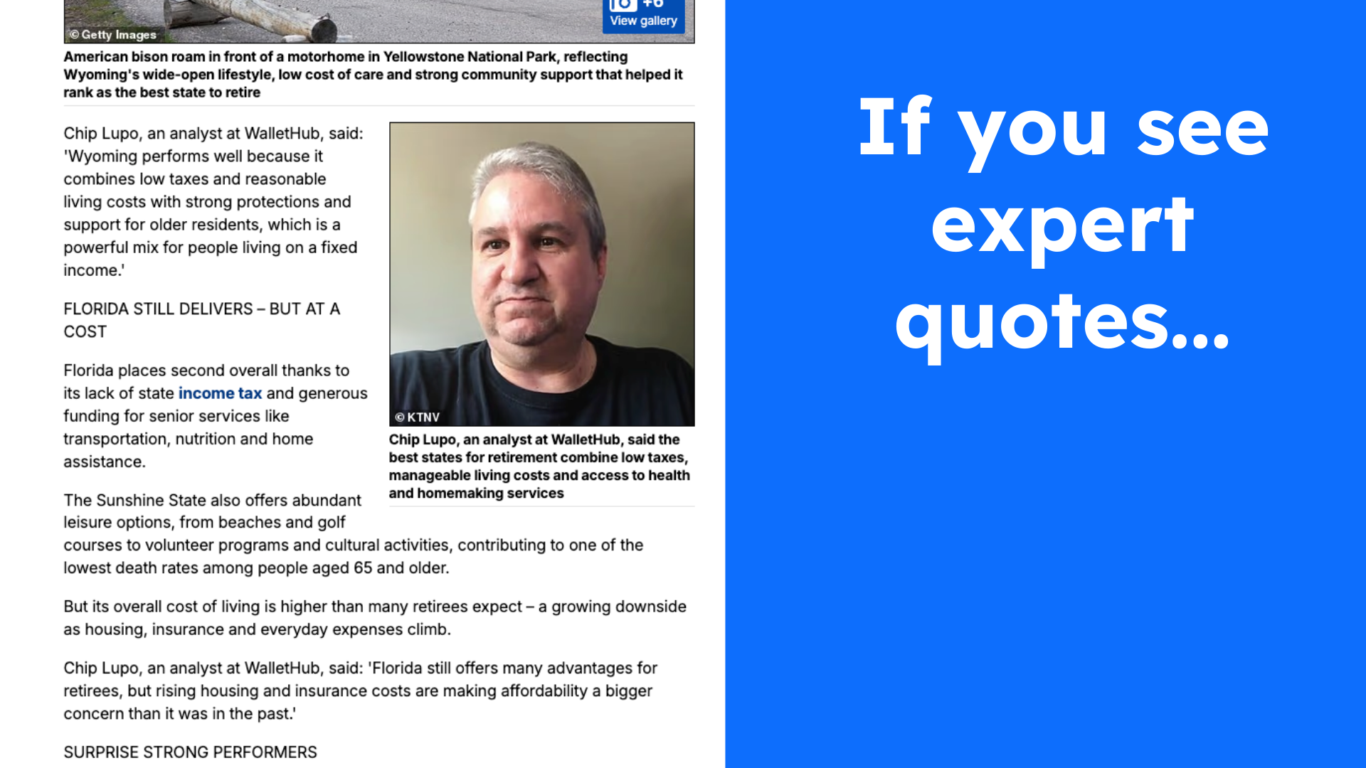 expert quotes?