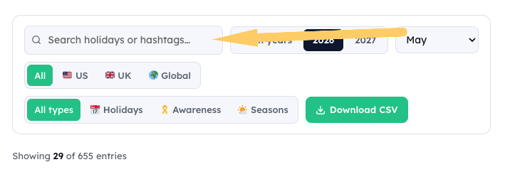 search by keyword